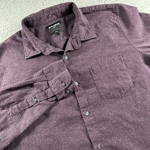 Bonobos Shirt Mens XL Stretch Slim Fit Casual Everyday Long Sleeve Plum Purple